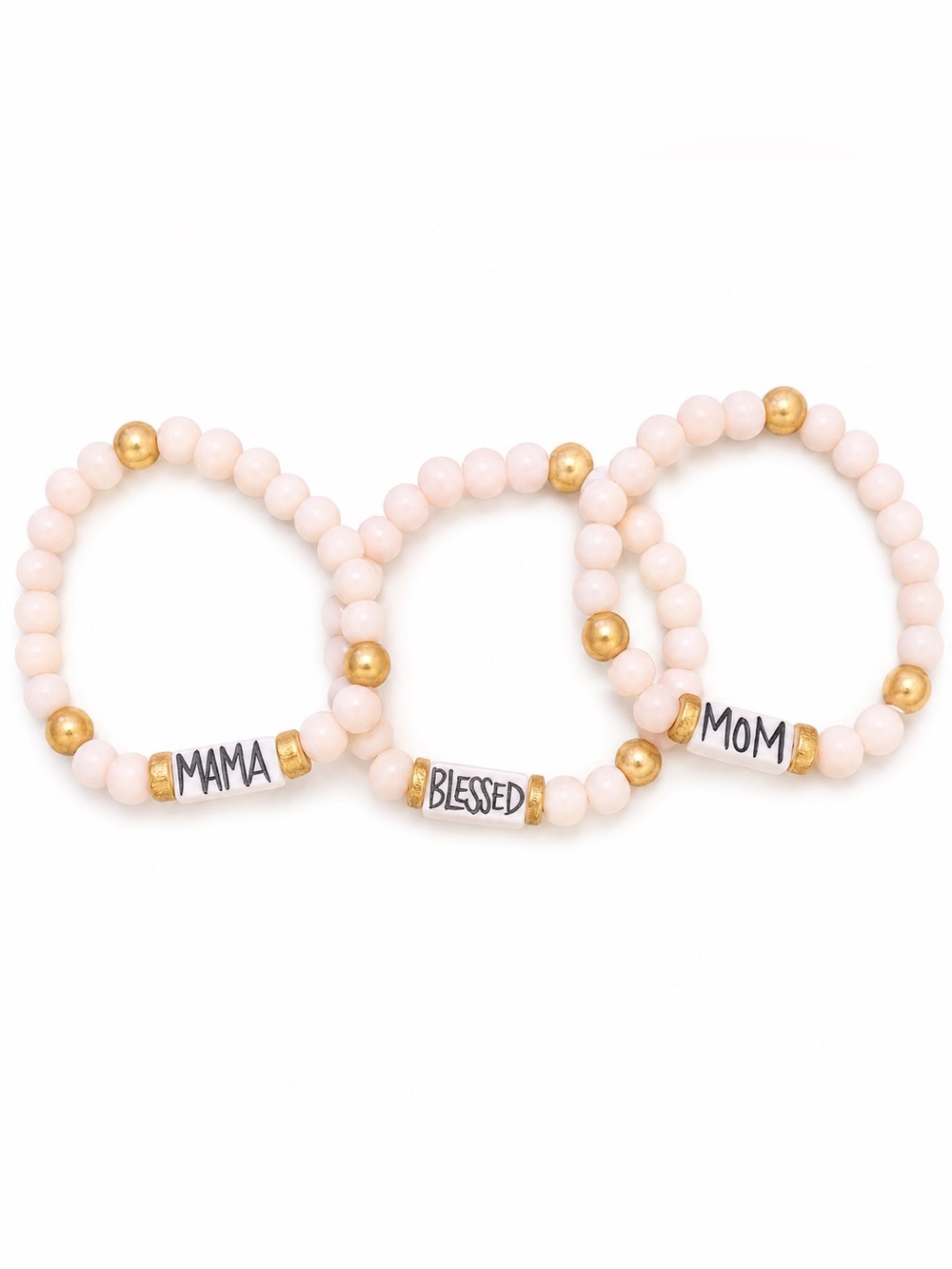 BRAND NEW WITH TAGS Off-White Affirmation Beaded Bracelets Bold Words